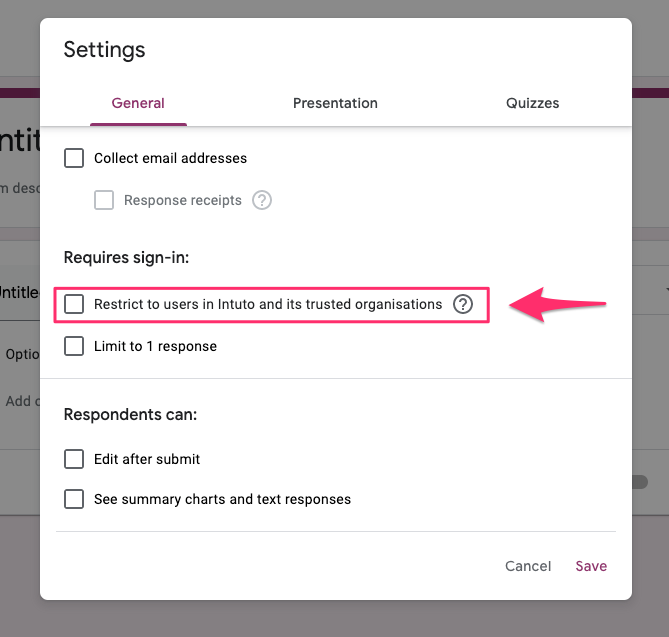 How do I add a Google Form to my course?